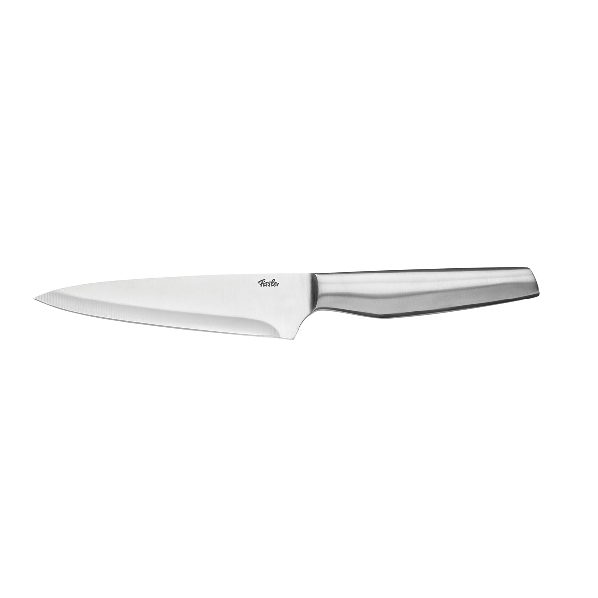 Fissler Essential® Universal Knife with Precision Blade made of Stainless Steel and Ergonomic Handle, Modern Design on White Background.