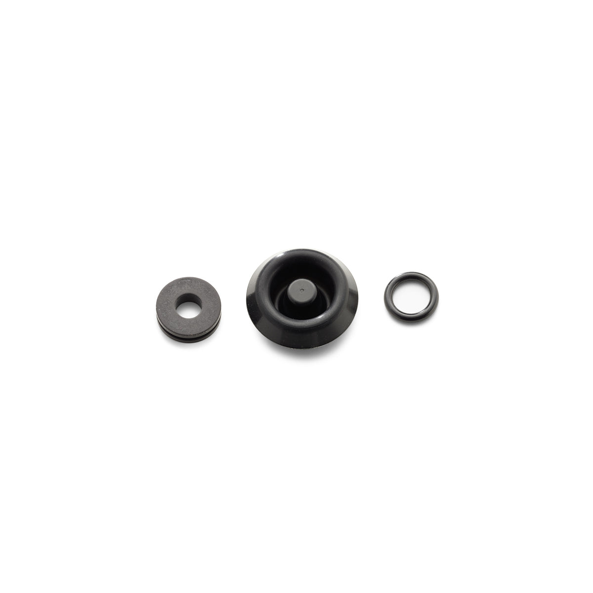 High-quality Fissler Vitaquick® parts: pressure release membrane, O-ring, and valve seat seal, precision-engineered for lasting performance.