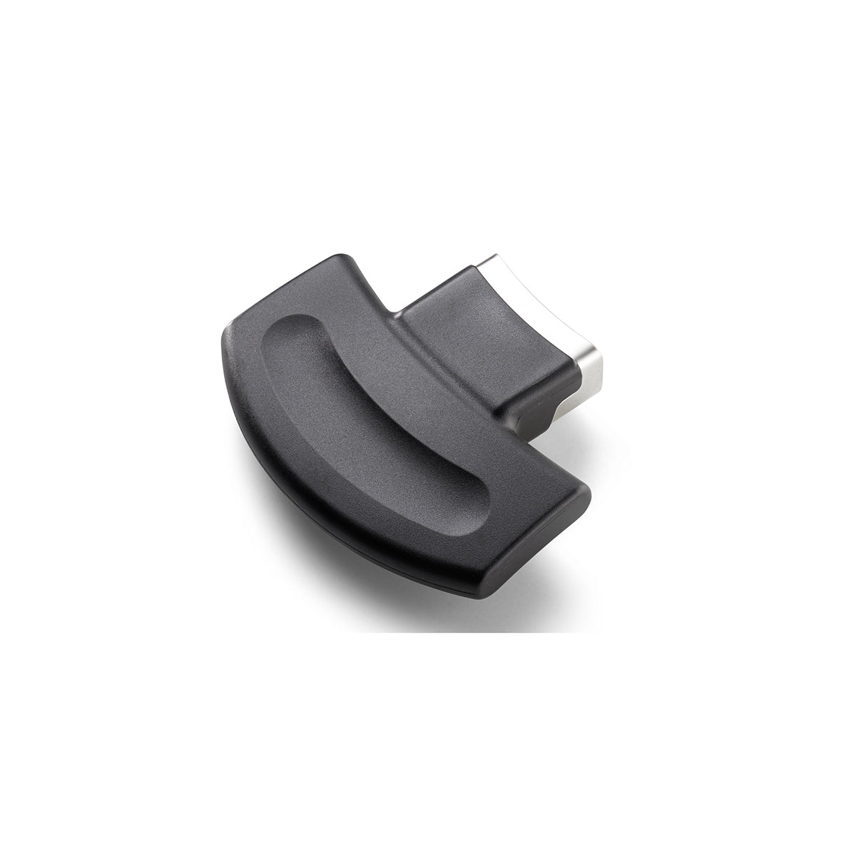 Fissler Vitavit® Edition Gegengriff, 22 cm: Langlebiger schwarz-silberner Griff, hergestellt in Deutschland, abgebildet auf weißem Hintergrund.
