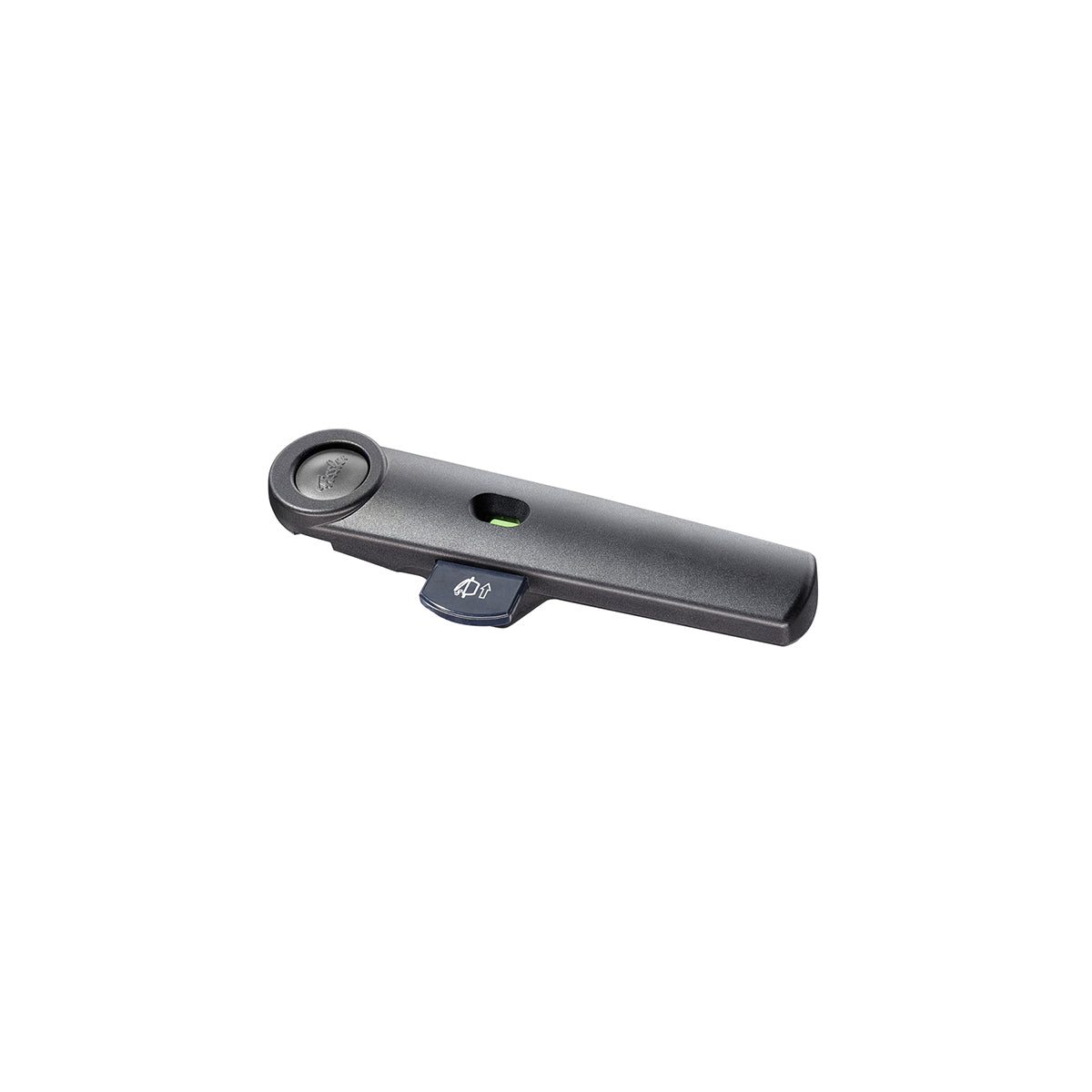 Black digital refractometer with display and blue button on white background, reminiscent of Fissler cookware's precise design.