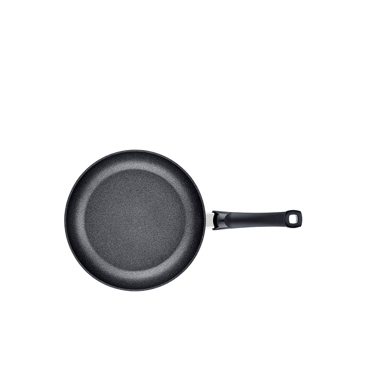 Fissler Adamant® Classic 2-tlg. Pfannen-Set, antihaftbeschichtet, schwarz, Ansicht von oben. Made in Germany-Präzision und zeitlose Qualität.