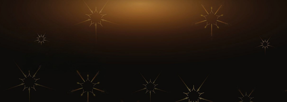 A dark background with a refined golden shimmer, reflecting Fissler's precision – the subtle stars are reminiscent of our timeless cookware.