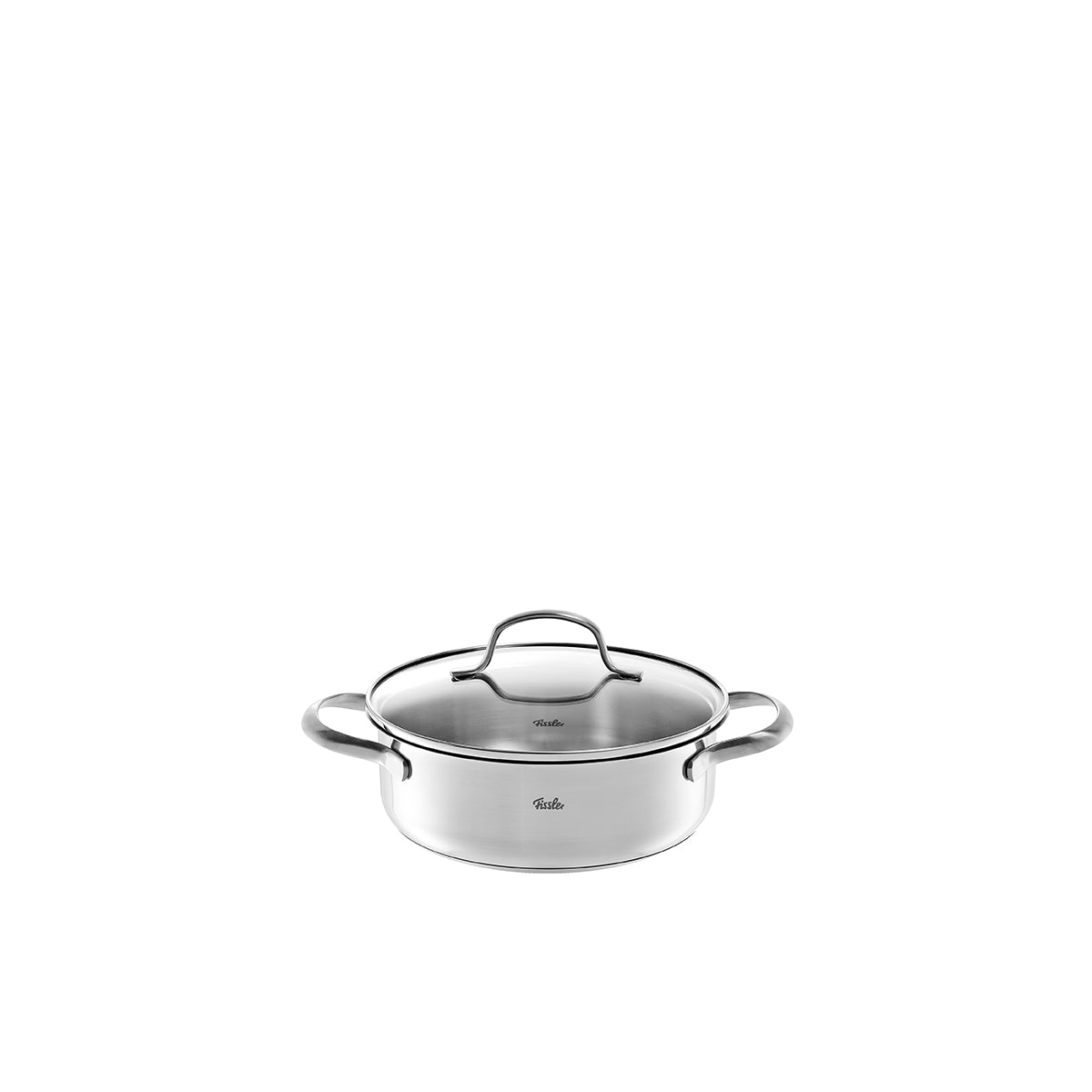 Fissler San Francisco Bratentopf-Premium-Edelstahl 18/10, Glasdeckel, induktionsgeeignet; deutsche Präzision und zeitloses Design.